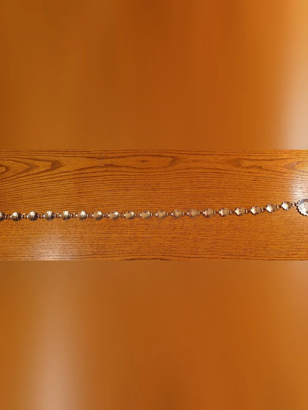 Silver Floral Concho Waist Belt